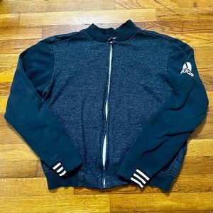 Women’s Adidas Zip Up Baseball Sweater